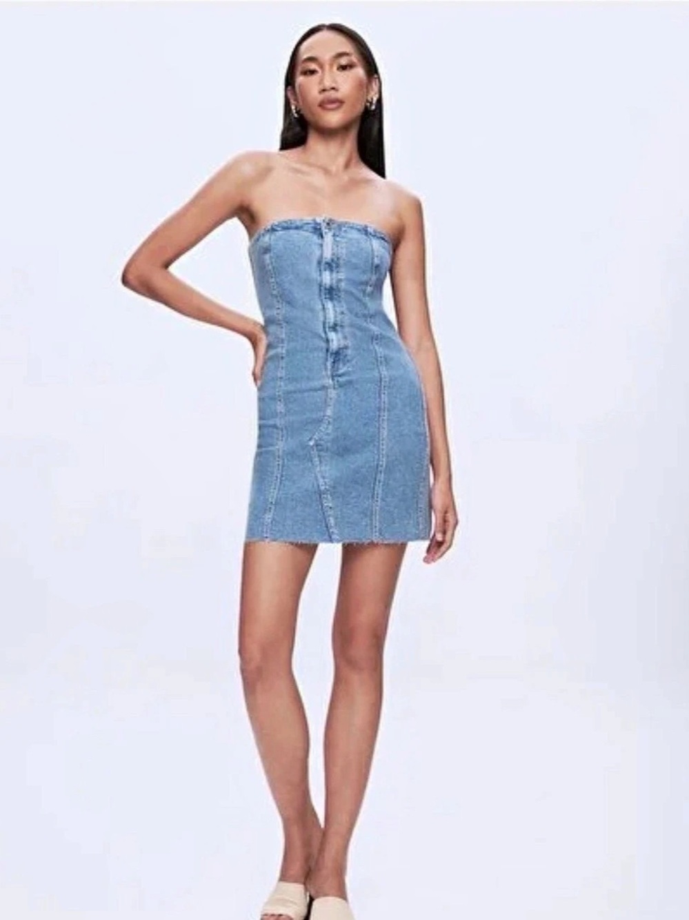 LTB Denim Mini Dress Size Medium NWT